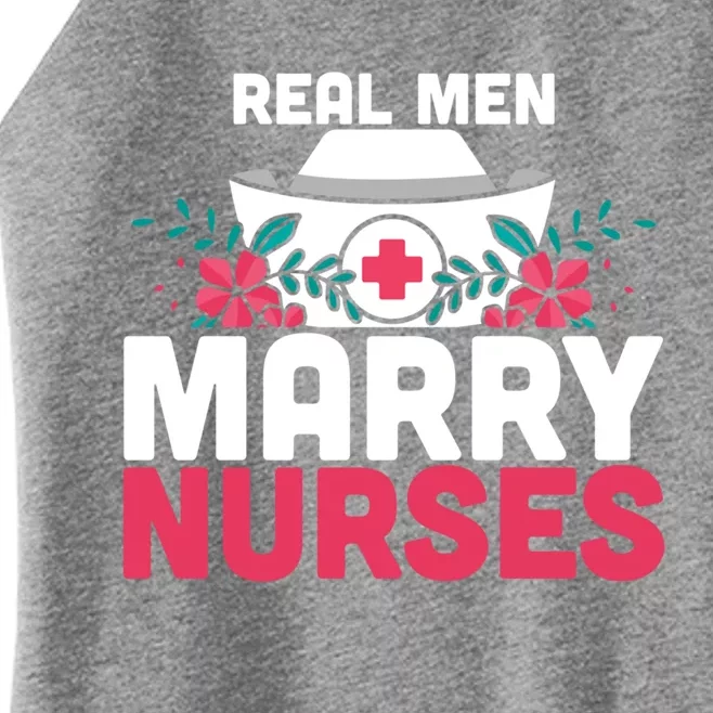 Real Marry Nurses Gift Women’s Perfect Tri Rocker Tank