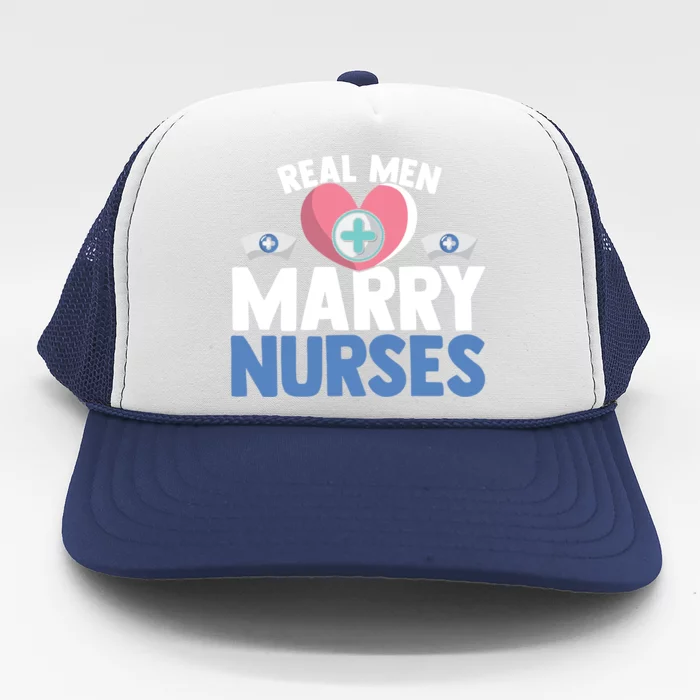 Real Marry Nurses Cute Gift Trucker Hat