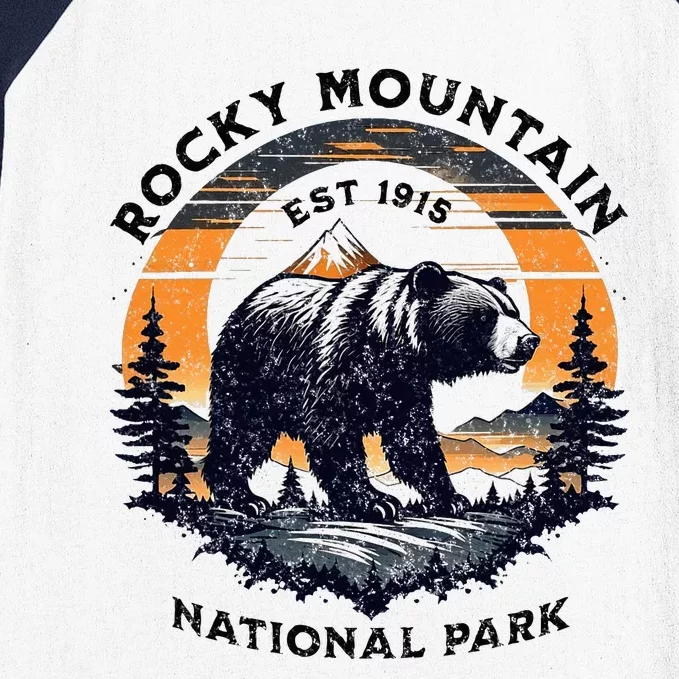 Rocky Mountain National Park Baseball Sleeve Shirt