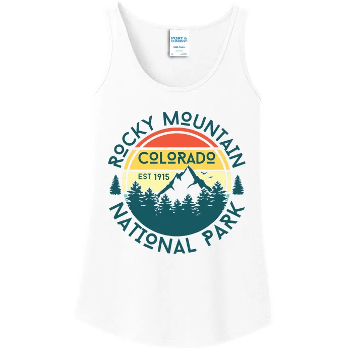 Rocky Mountain National Park Colorado Nature Hiking Ladies Essential Tank