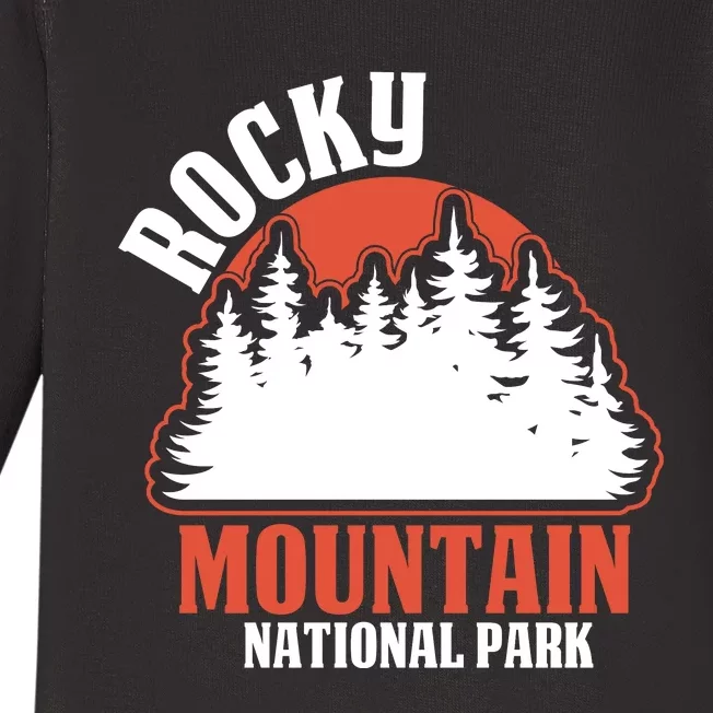 Rocky Mountain National Park Baby Long Sleeve Bodysuit