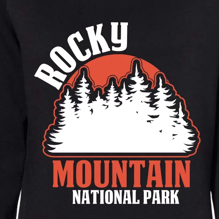 Rocky Mountain National Park Womens California Wash Sweatshirt