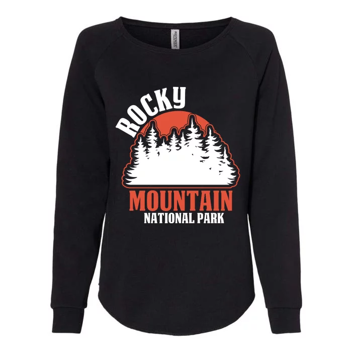 Rocky Mountain National Park Womens California Wash Sweatshirt