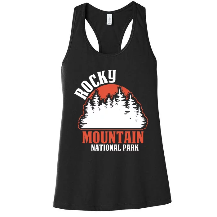 Rocky Mountain National Park Women's Racerback Tank