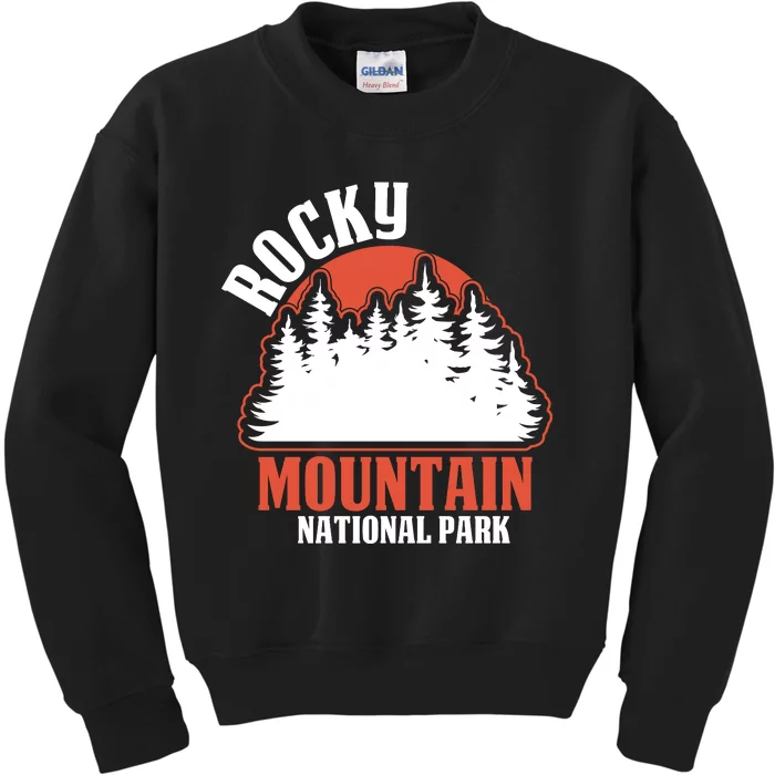 Rocky Mountain National Park Kids Sweatshirt