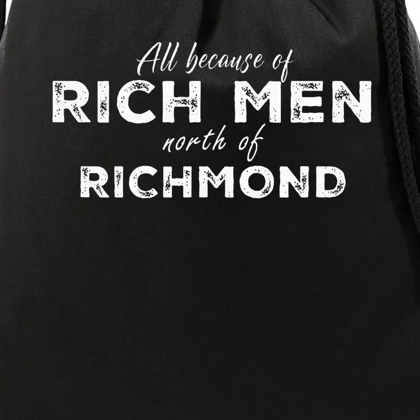 Rich Men North Of Richmond American Anthem Oliver Anthony Drawstring Bag