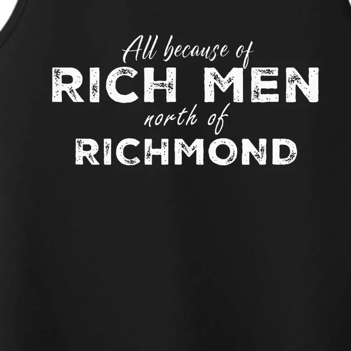 Rich Men North Of Richmond American Anthem Oliver Anthony Performance Tank