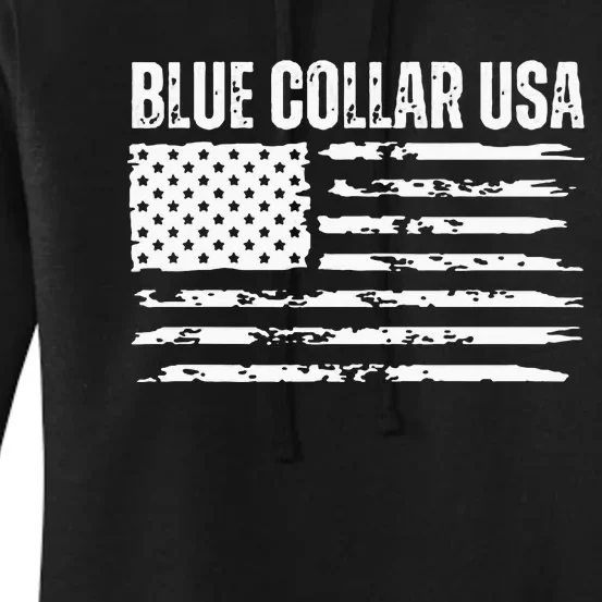 Rich Men North Of Richmond Blue Collar Anthony American FLAG Women's Pullover Hoodie