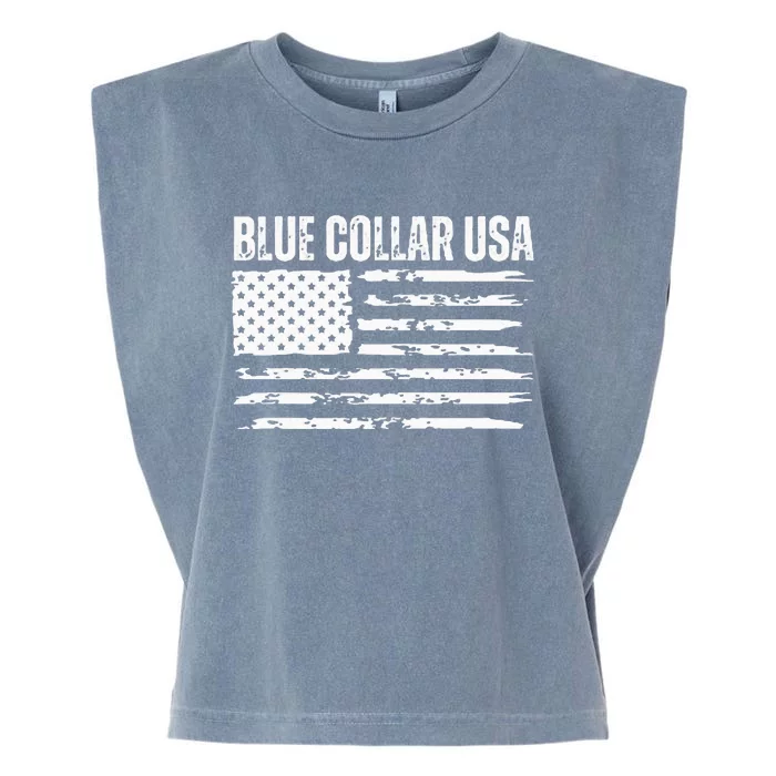 Rich Men North Of Richmond Blue Collar Anthony American FLAG Garment-Dyed Women's Muscle Tee