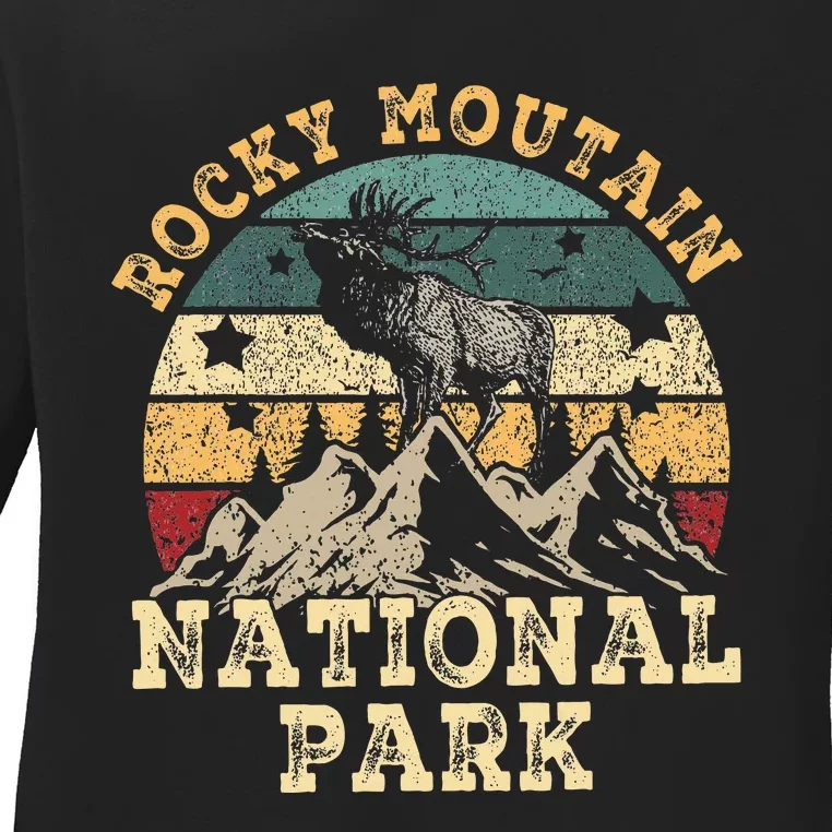 Rocky Mountain National Park Ladies Long Sleeve Shirt