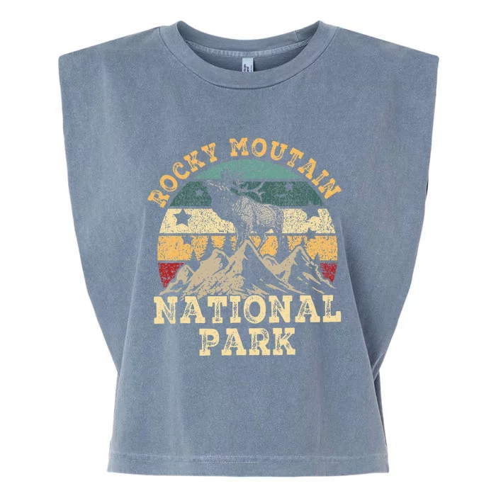 Rocky Mountain National Park Garment-Dyed Women's Muscle Tee