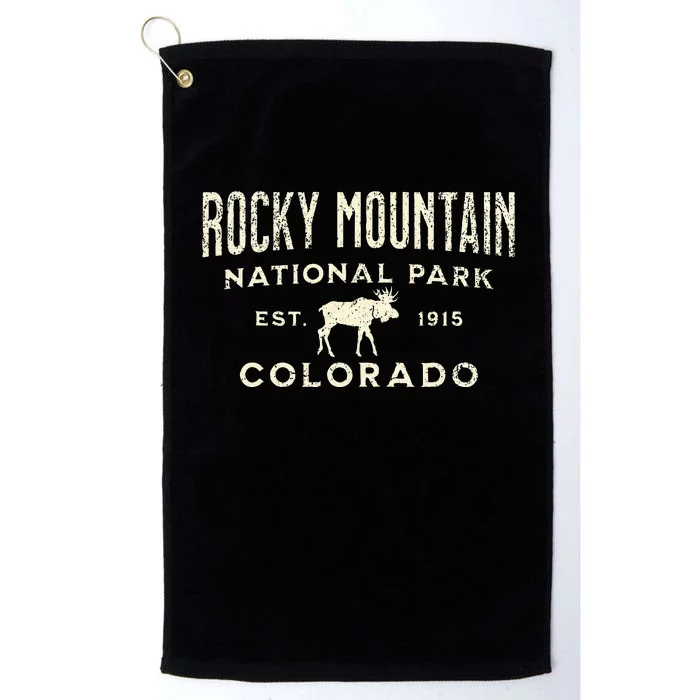 Rocky Mountain National Park Platinum Collection Golf Towel