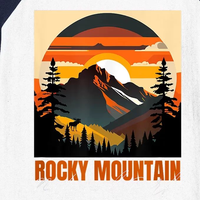 Rocky Mountain National Park Baseball Sleeve Shirt