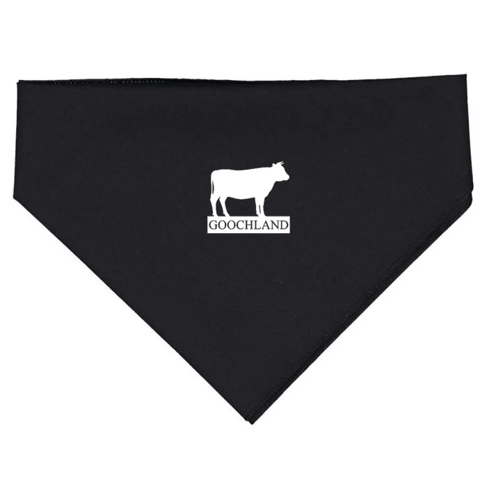 Rich Men North Of Richmond Goochland Cow Funny USA-Made Doggie Bandana