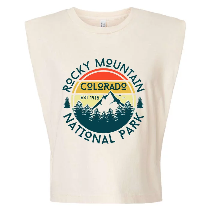 Rocky Mountain National Park Colorado Nature Hiking Garment-Dyed Women's Muscle Tee