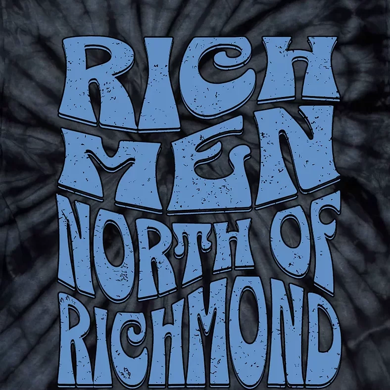 Rich Men North Of Richmond Flag Blue Collar Oliver Anthony Tie-Dye T-Shirt