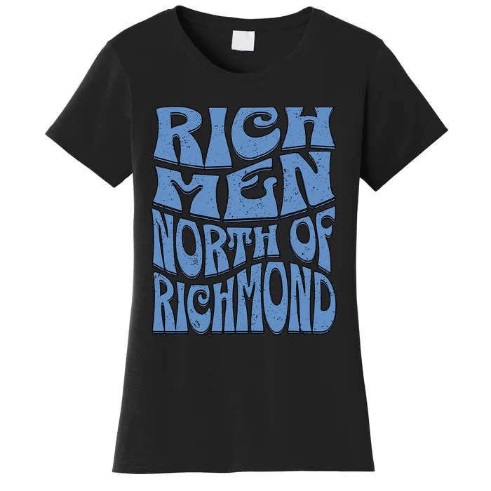 Rich Men North Of Richmond Flag Blue Collar Oliver Anthony Women's T-Shirt