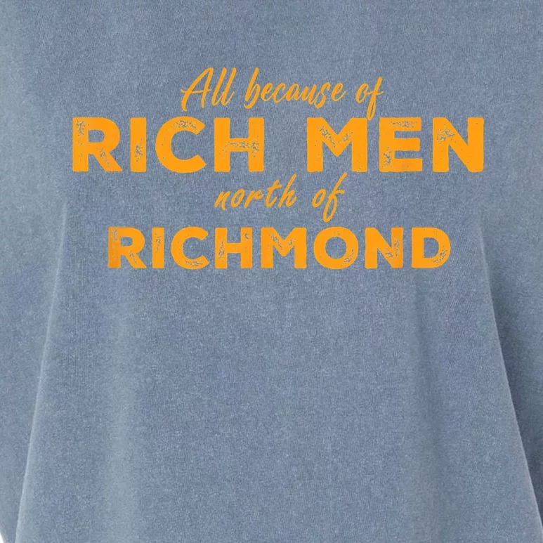 Rich Men North Of Richmond American Anthem Oliver Anthony Garment-Dyed Women's Muscle Tee