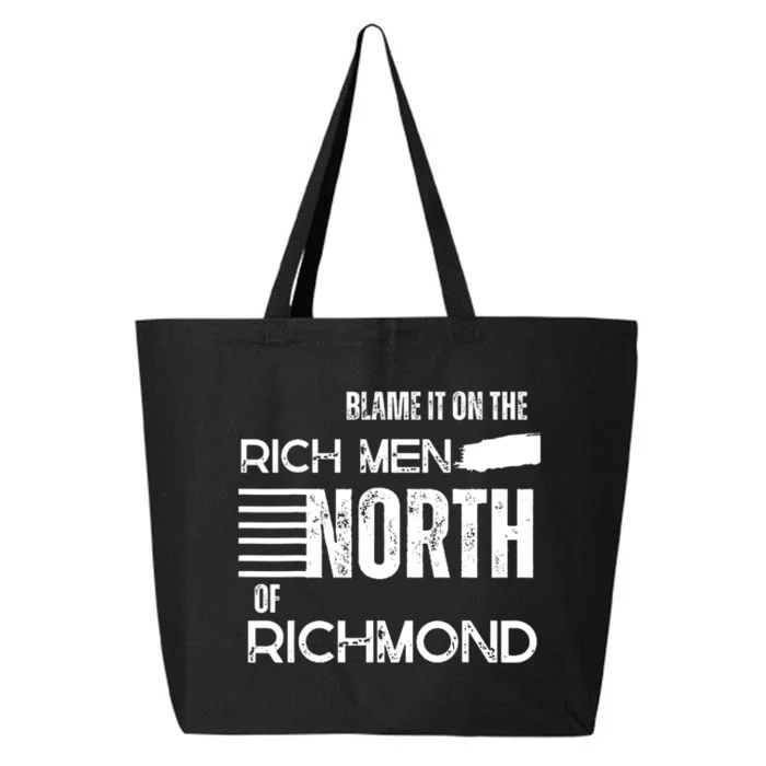 Rich Men North Of Richmond American Anthem Oliver Anthony 25L Jumbo Tote