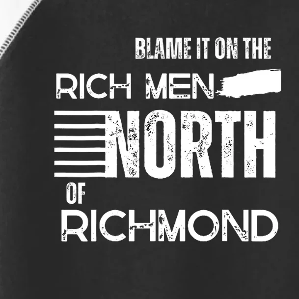 Rich Men North Of Richmond American Anthem Oliver Anthony Toddler Fine Jersey T-Shirt