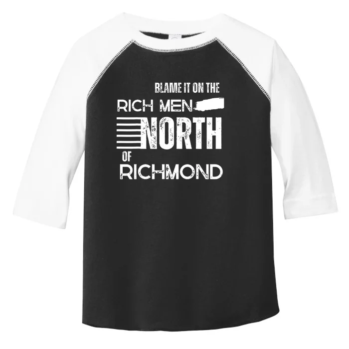 Rich Men North Of Richmond American Anthem Oliver Anthony Toddler Fine Jersey T-Shirt