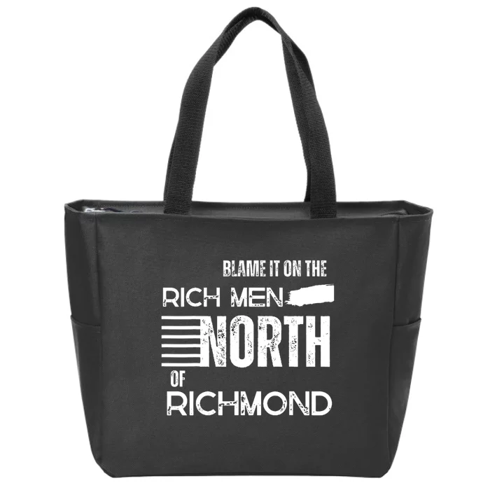 Rich Men North Of Richmond American Anthem Oliver Anthony Zip Tote Bag