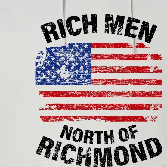 Rich Men North Of Richmond American Flag Performance Fleece Hoodie