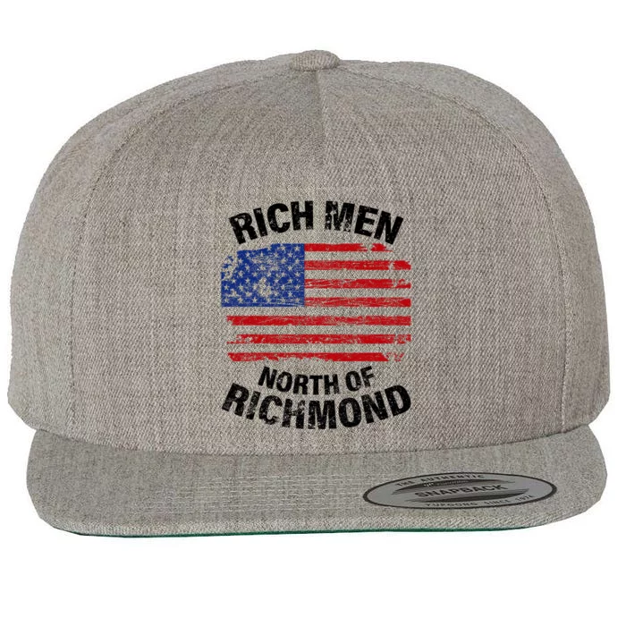 Rich Men North Of Richmond American Flag Wool Snapback Cap