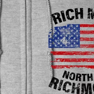 Rich Men North Of Richmond American Flag Full Zip Hoodie