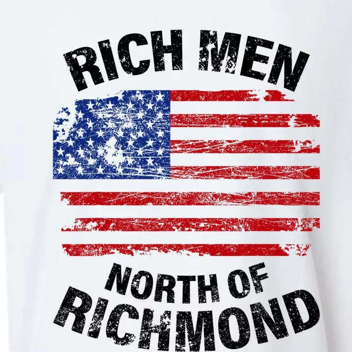 Rich Men North Of Richmond American Flag Sueded Cloud Jersey T-Shirt