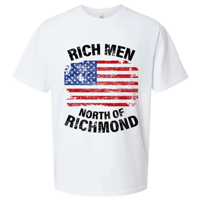 Rich Men North Of Richmond American Flag Sueded Cloud Jersey T-Shirt