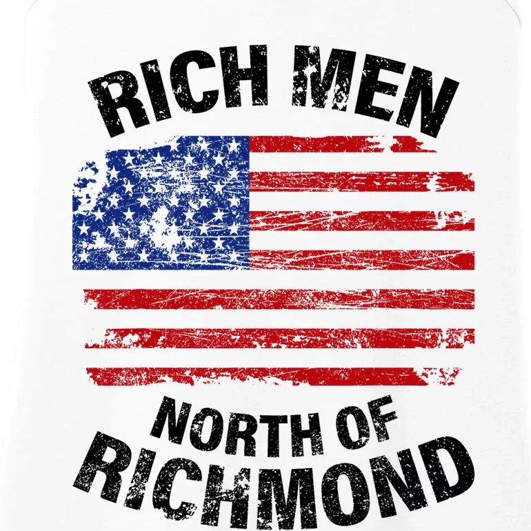 Rich Men North Of Richmond American Flag Ladies Essential Tank