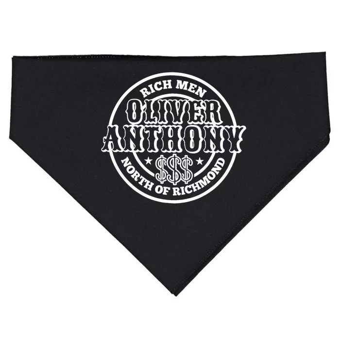 Rich Men North Of Richmond Dollar Funny Dollar USA-Made Doggie Bandana