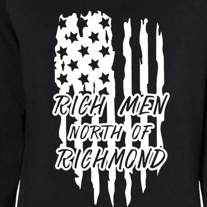 Rich Men North Of Richmond Goochland Country Music USA Flag Womens California Wash Sweatshirt