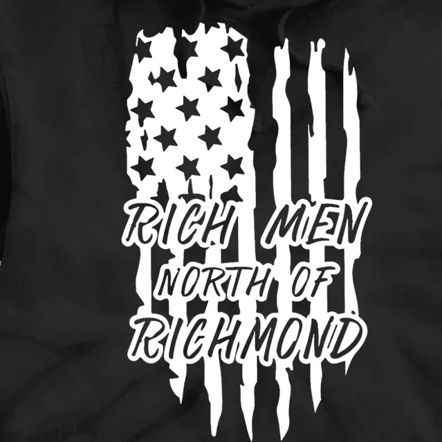 Rich Men North Of Richmond Goochland Country Music USA Flag Tie Dye Hoodie