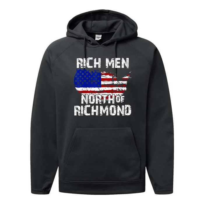 Rich Men North Of Richmond Oliver Anthony Country Music USA Performance Fleece Hoodie