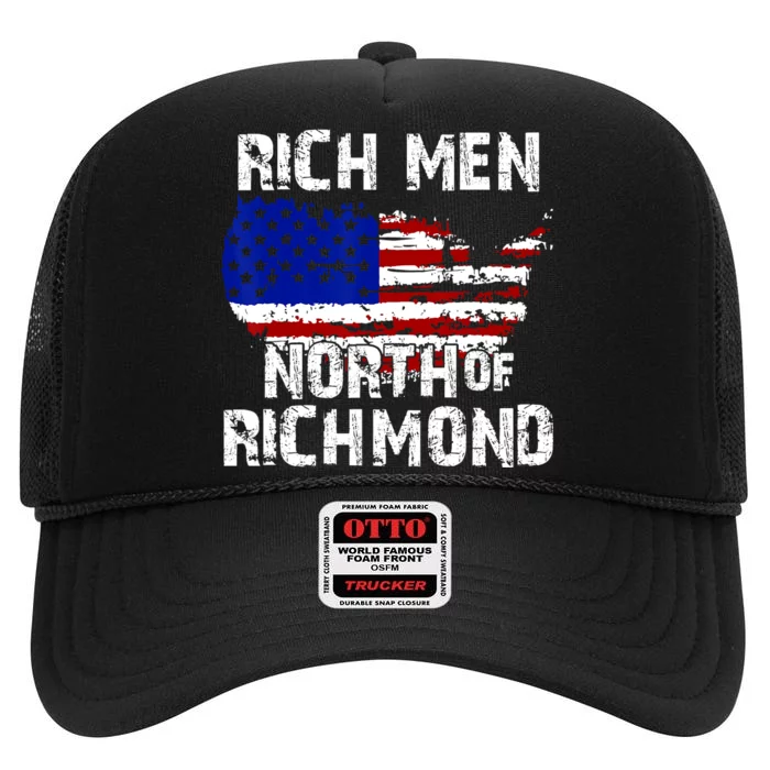 Rich Men North Of Richmond Oliver Anthony Country Music USA High Crown Mesh Trucker Hat