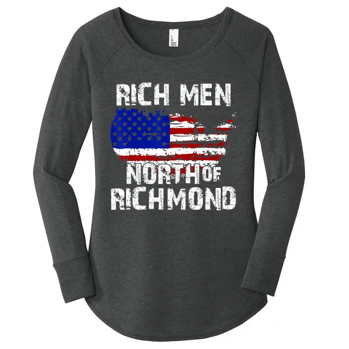 Rich Men North Of Richmond Oliver Anthony Country Music USA Women's Perfect Tri Tunic Long Sleeve Shirt