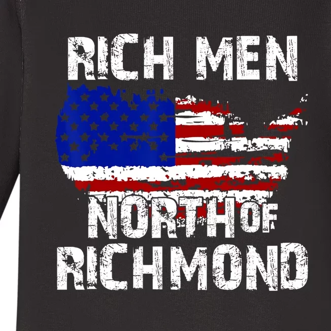 Rich Men North Of Richmond Oliver Anthony Country Music USA Baby Long Sleeve Bodysuit