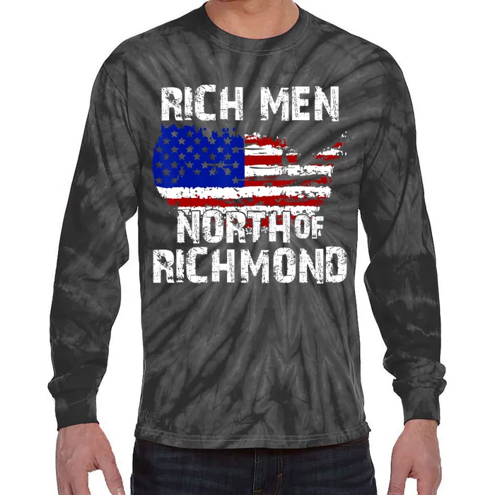 Rich Men North Of Richmond Oliver Anthony Country Music USA Tie-Dye Long Sleeve Shirt