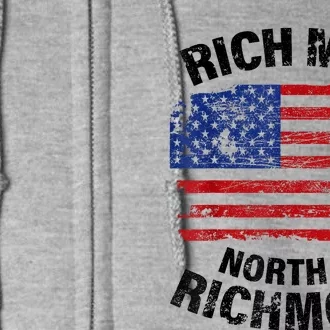 Rich Men North Of Richmond American Flag Full Zip Hoodie