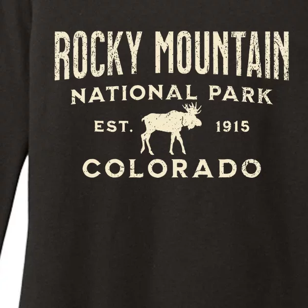 Rocky Mountain National Park Womens CVC Long Sleeve Shirt