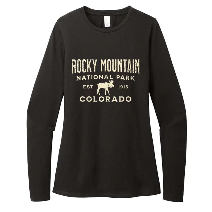 Rocky Mountain National Park Womens CVC Long Sleeve Shirt