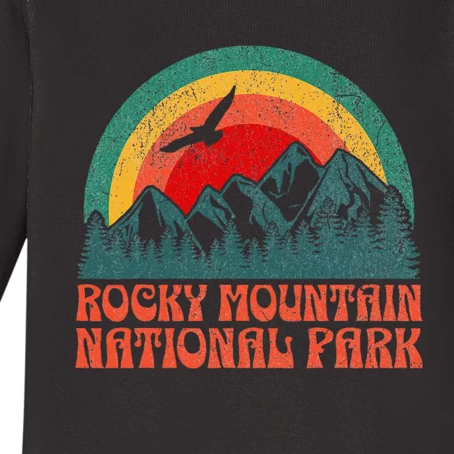 Rocky Mountain National Park Baby Long Sleeve Bodysuit