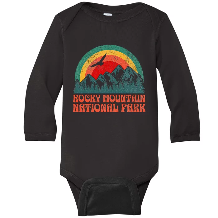 Rocky Mountain National Park Baby Long Sleeve Bodysuit