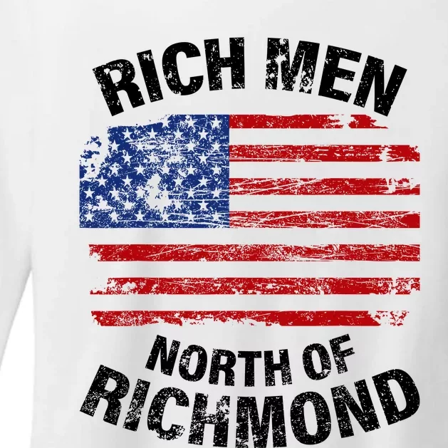 Rich Men North Of Richmond American Flag Womens CVC Long Sleeve Shirt