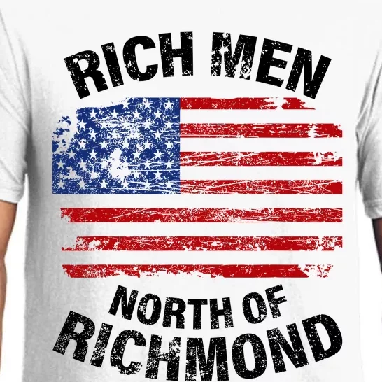 Rich Men North Of Richmond American Flag Pajama Set