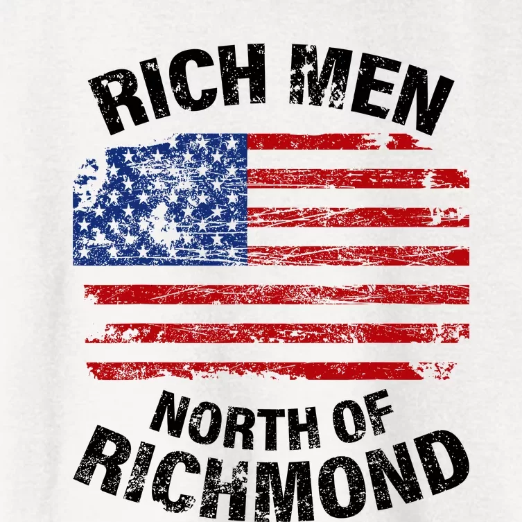 Rich Men North Of Richmond American Flag Women's Crop Top Tee