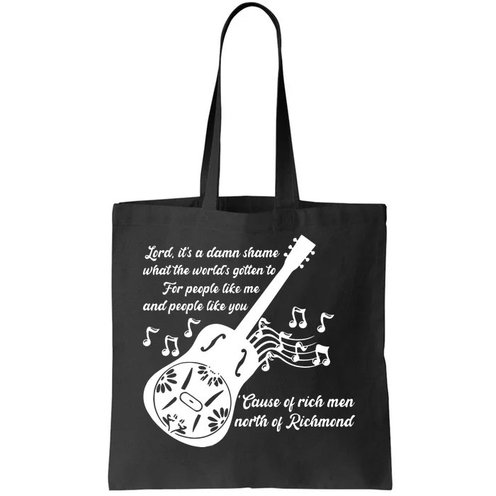 Rich Men North Of Richmond Goochland Country Music Men Women Tote Bag