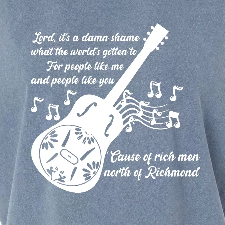 Rich Men North Of Richmond Goochland Country Music Men Women Garment-Dyed Women's Muscle Tee